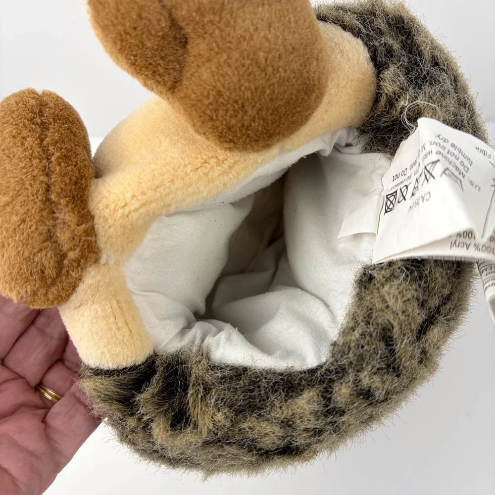 IKEA Titta Hedgehog Hand Puppet Plush Stuffed Animal 12" Sewn Eyes Pretend Play - Picture 7 of 8